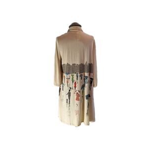A Walk In The Park Size XL Open Front Long Light Duster Caridgan Sweater